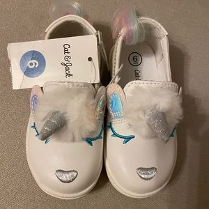 NWT Cat and Jack Unicorn shoes